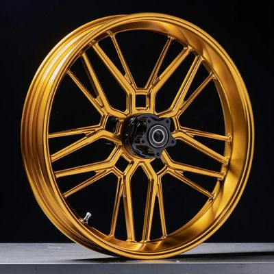 Fälg fram Arlen Ness Split Spoke 21 5.5 guld