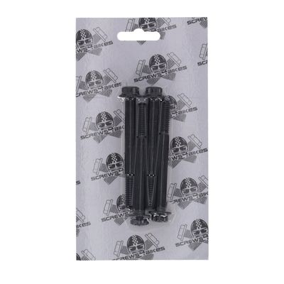 Bultsats vevhus Screws4Bikes Titan 2Drive svart Softail 18-25 KG.HD.1.2D.sw