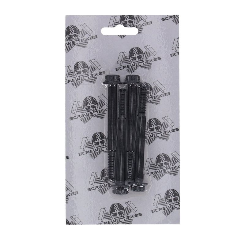 Bultsats vevhus Screws4Bikes Titan 2Drive svart Softail 18-25 KG.HD.1.2D.sw