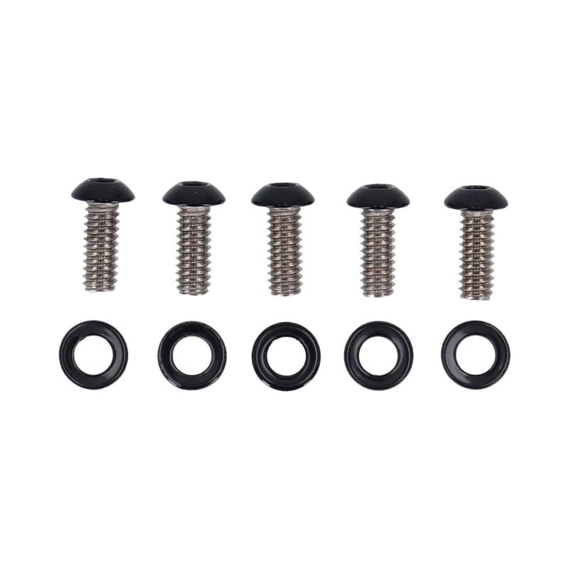 Skruvsats Screws4Bikes blanksvart Softail 00-18