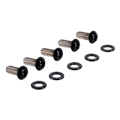 Skruvsats Screws4Bikes blanksvart Softail 00-18