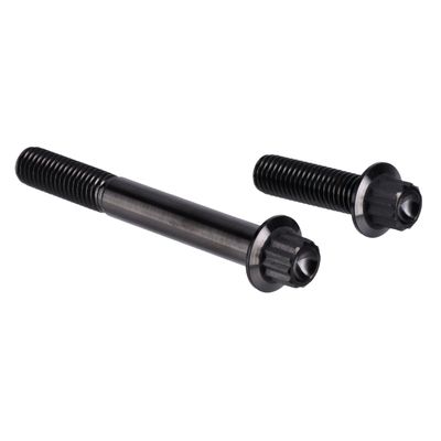 Bultsats fram Screws4Bikes svart Softail 00-15