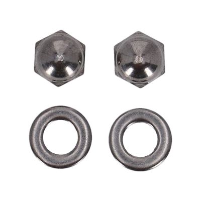 Muttersats spegel Screws4Bikes rostfri H-D from '82, except VRSCF