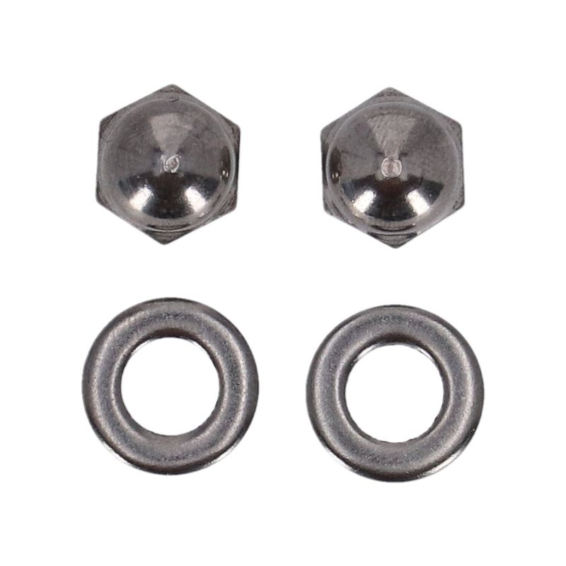 Muttersats spegel Screws4Bikes rostfri H-D from '82, except VRSCF