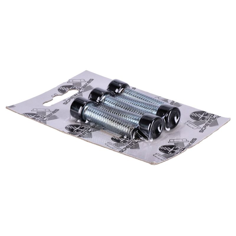 Bultsats fram Screws4Bikes 4x SH blank svart XL Sportster 04-20