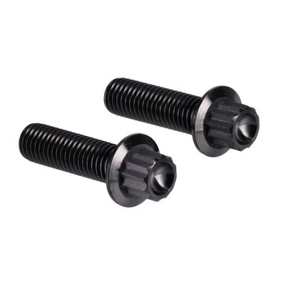 Bultsats fram Screws4Bikes svart Softail 15-26