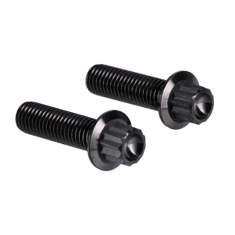 Bultsats fram Screws4Bikes svart Softail 15-26