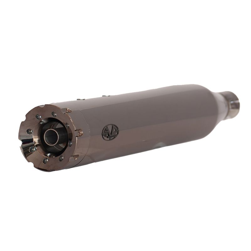 Slip-on ljuddämpare V Performance Revolver 114mm svartkrom FLT/Touring 21-24