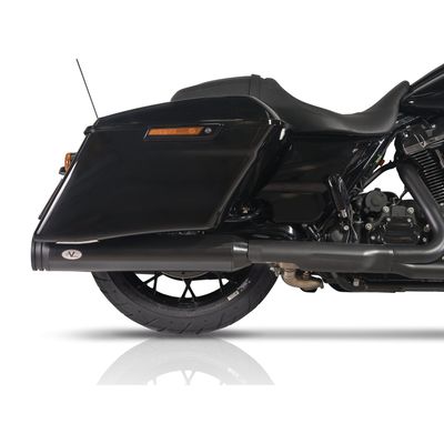 Slip-on ljuddämpare V Performance Ring Cer 114mm dubbel svart FLT/Touring 21-24