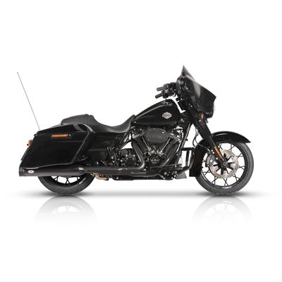 Slip-on ljuddämpare V Performance Ring Cer 114mm dubbel svart FLT/Touring 21-24