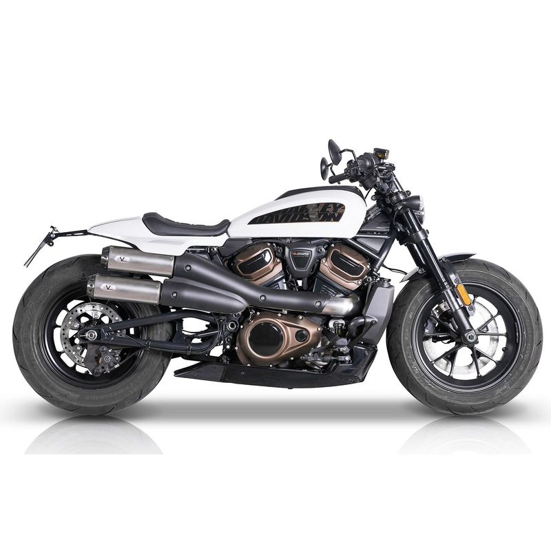 Ljuddämpare V Performance 2 silver RH1250S Sportster S 21-24
