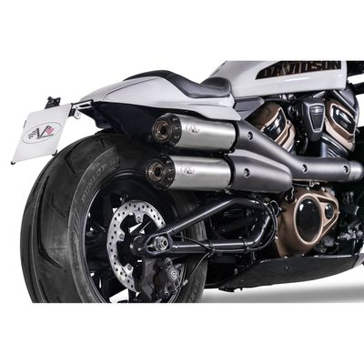 Ljuddämpare V Performance 2 silver RH1250S Sportster S 21-24