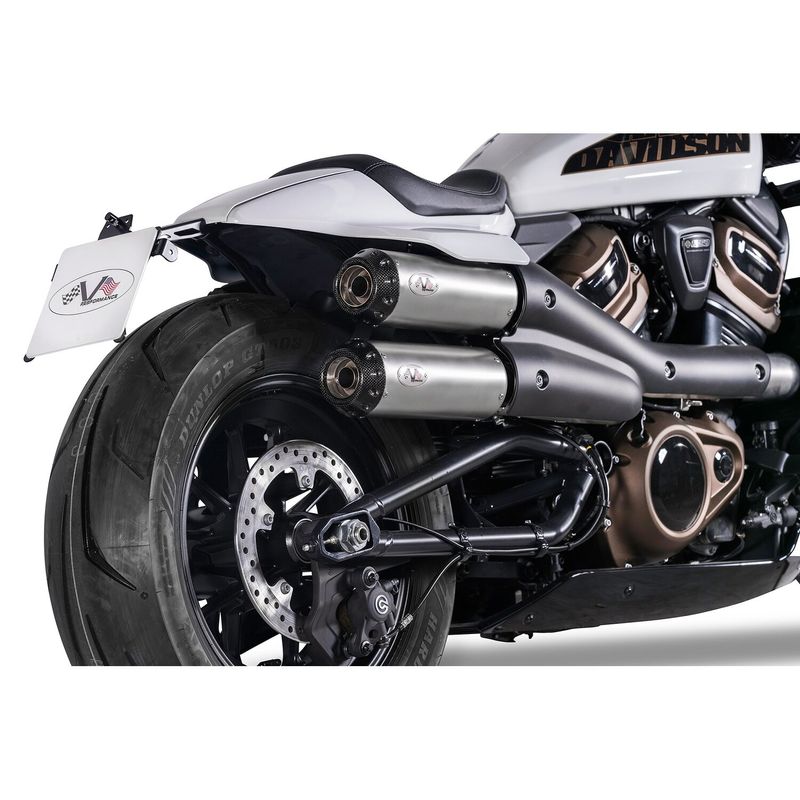 Ljuddämpare V Performance 2 silver RH1250S Sportster S 21-24