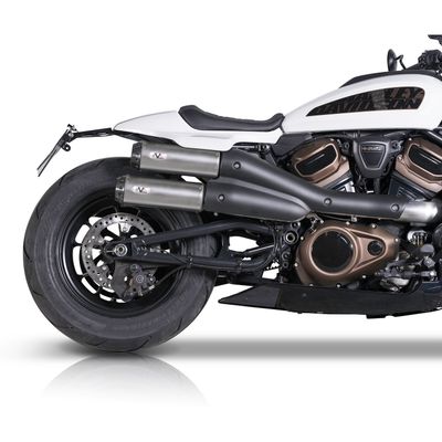 Ljuddämpare V Performance 2 silver RH1250S Sportster S 21-24