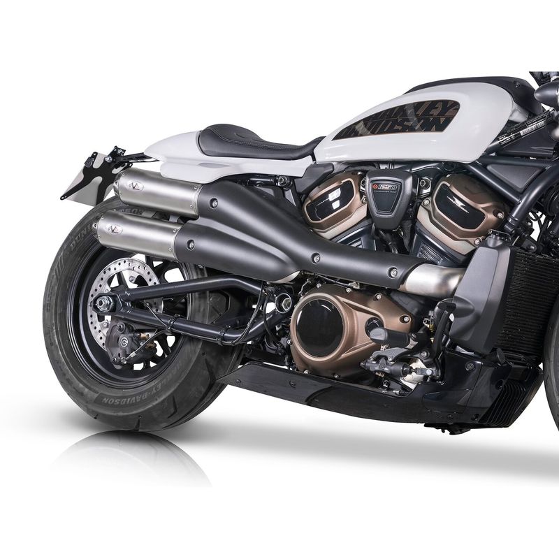 Ljuddämpare V Performance 2 silver RH1250S Sportster S 21-24
