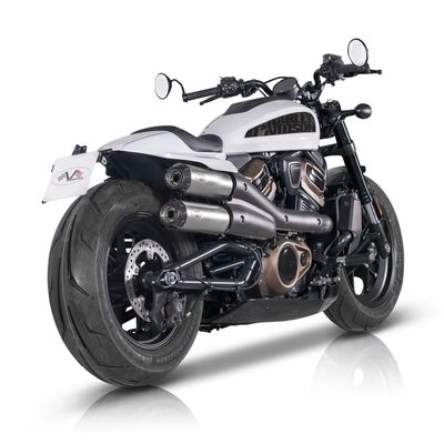 Ljuddämpare V Performance 2 silver RH1250S Sportster S 21-24
