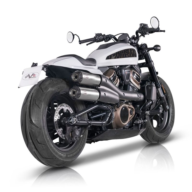Ljuddämpare V Performance 2 silver RH1250S Sportster S 21-24