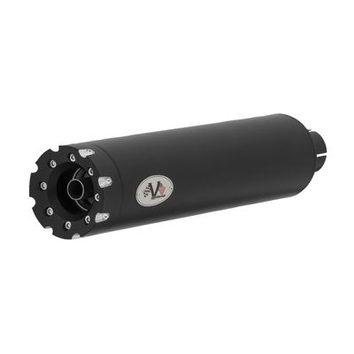 Slip-on ljuddämpare V Performance Revolver svart FXBBS Softail Street Bob 22-24