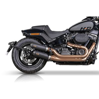 Slip-on ljuddämpare V Performance Tracker svart Softail FXFBS Fat Bob 114