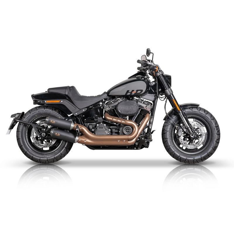 Slip-on ljuddämpare V Performance Tracker svart Softail FXFBS Fat Bob 114