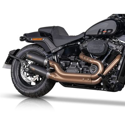Slip-on ljuddämpare V Performance Tracker svart Softail FXFBS Fat Bob 114