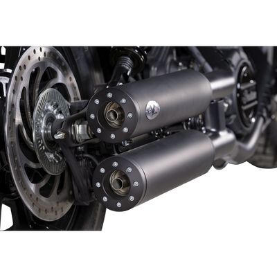 Slip-on ljuddämpare V Performance Chubby 90mm svart Indian Scout, Scout Bobber 15-20