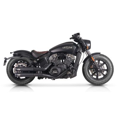 Slip-on ljuddämpare V Performance Revolver 90mm svart Indian Scout, Scout Bobber 21-24
