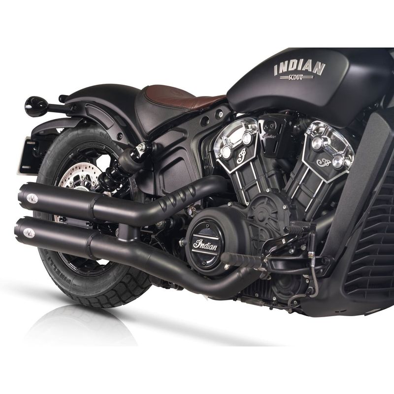 Slip-on ljuddämpare V Performance Revolver 90mm svart Indian Scout, Scout Bobber 21-24