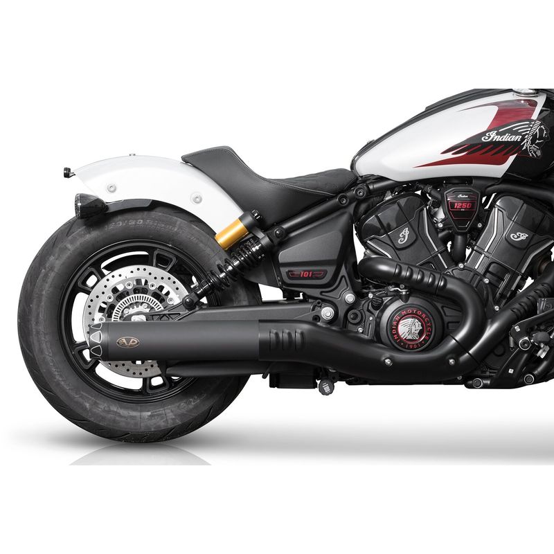 Slip-on ljuddämpare V Performance Rebel svart Indian Scout, Scout Bobber