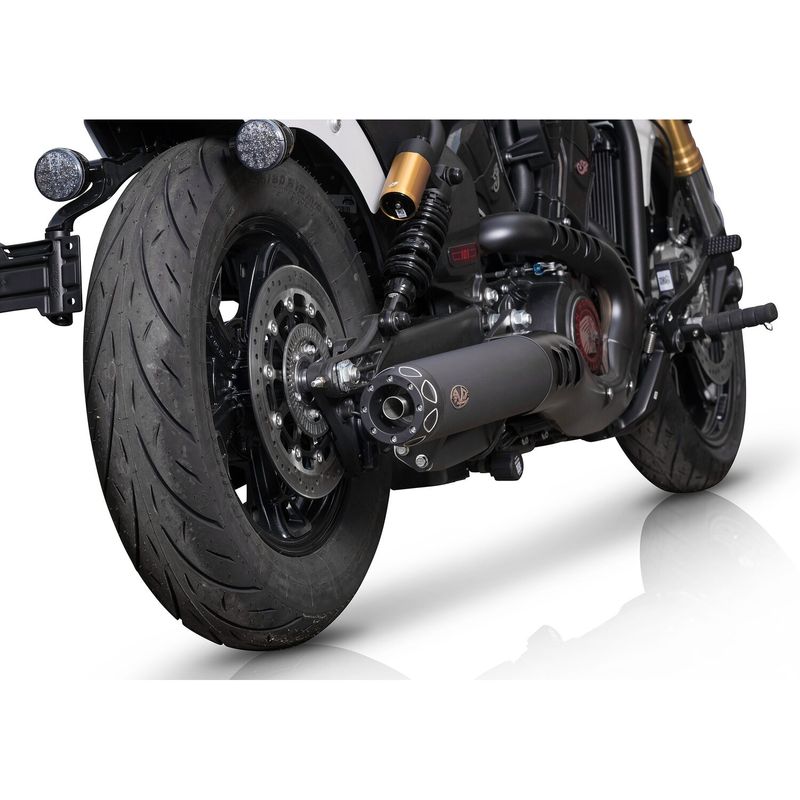 Slip-on ljuddämpare V Performance Rebel svart Indian Scout, Scout Bobber