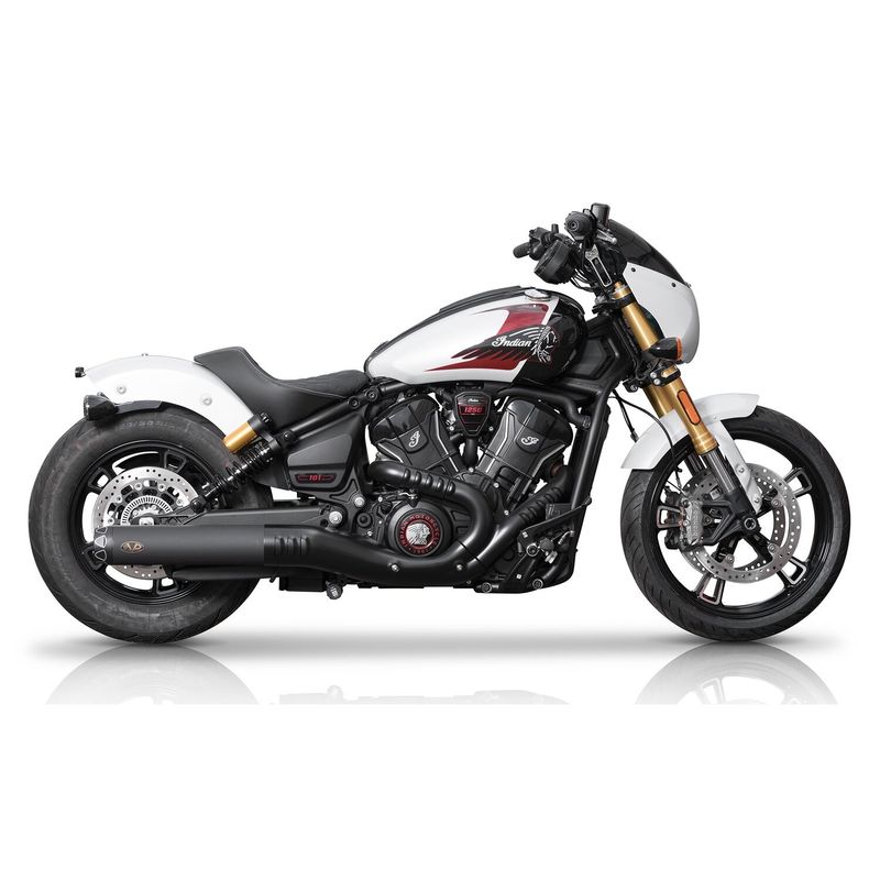 Slip-on ljuddämpare V Performance Rebel svart Indian Scout, Scout Bobber