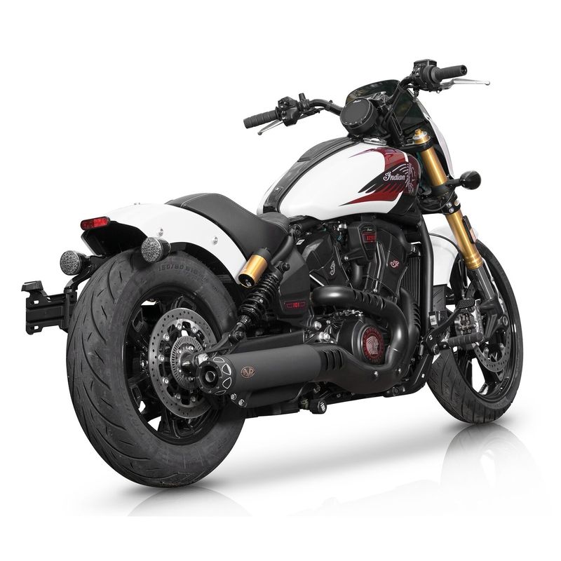 Slip-on ljuddämpare V Performance Rebel svart Indian Scout, Scout Bobber