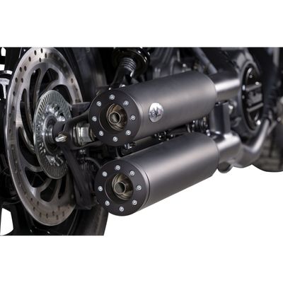 Slip-on ljuddämpare V Performance Chubby 90mm svart Indian Scout, Scout Bobber 21-24