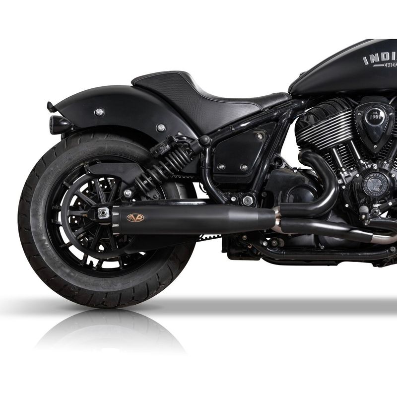 Avgassystem V Performance 2 1 Revolver Eur svart Indian Chief 25-26