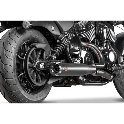 Avgassystem V Performance 2 1 Revolver Euro svart Indian Chief 21-24