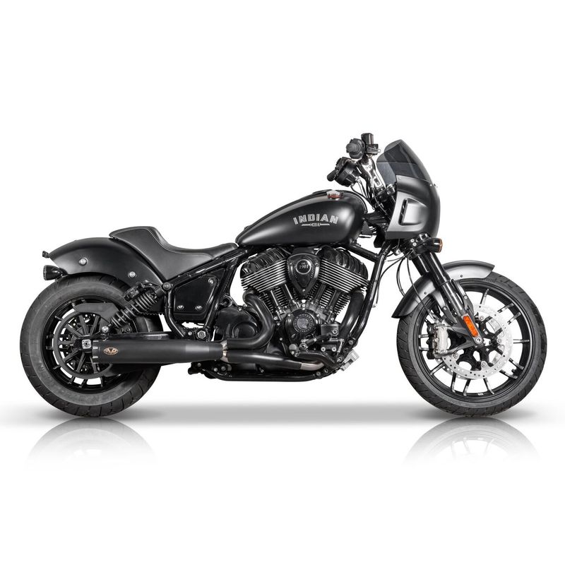 Avgassystem V Performance 2 1 Revolver Euro svart Indian Chief 21-24