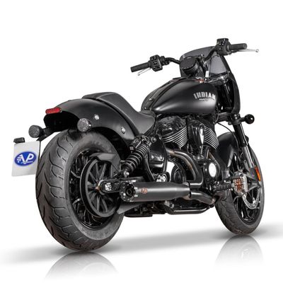 Avgassystem V Performance 2 1 Revolver Euro svart Indian Chief 21-24