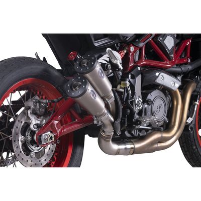 Slip-on ljuddämpare V Performance titan Indian FTR 1200 19-24 m.fl.