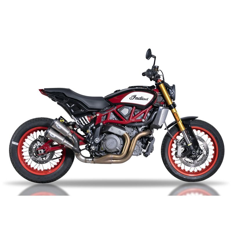 Slip-on ljuddämpare V Performance titan Indian FTR 1200 19-24 m.fl.