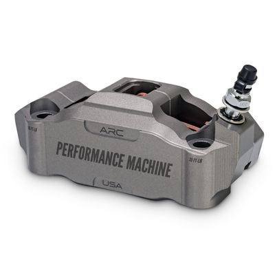 Bromsok fäste Performance Machine PM höger gunmetal/grå