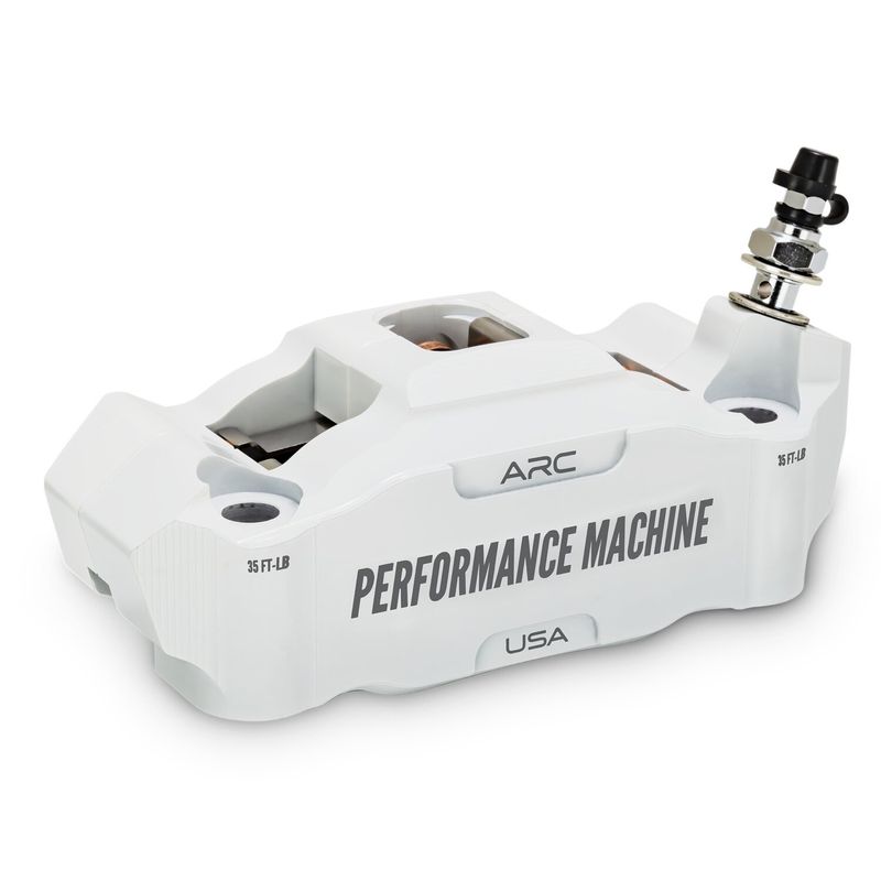 Bromsok fäste Performance Machine PM höger vit