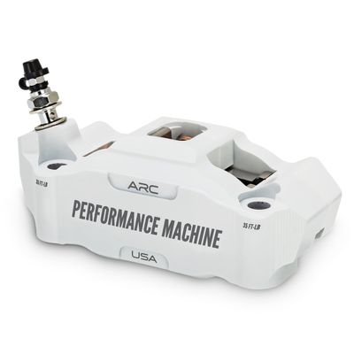 Bromsok fäste Performance Machine PM vänster vit