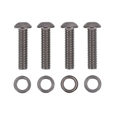 Bultsats fram Screws4Bikes polerad Softail 07-26