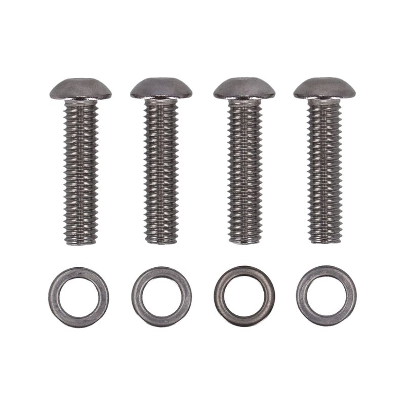 Bultsats fram Screws4Bikes polerad Softail 07-26