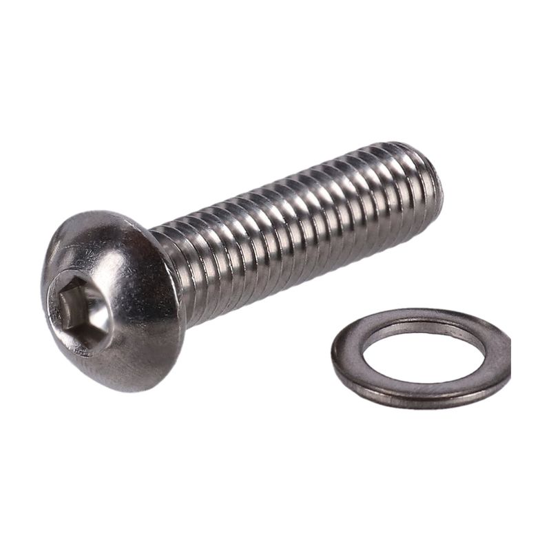 Bultsats fram Screws4Bikes polerad Softail 07-26