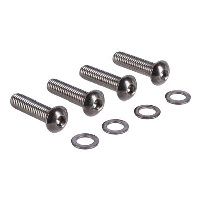 Bultsats fram Screws4Bikes polerad Softail 07-26
