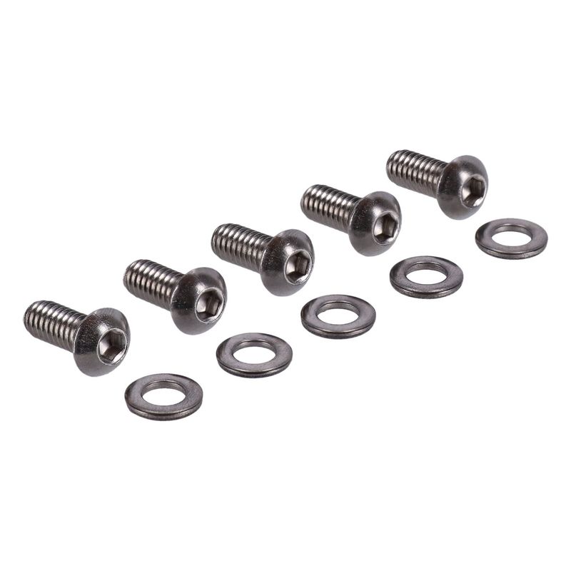 Bultsats Screws4Bikes polerad Softail 00-18