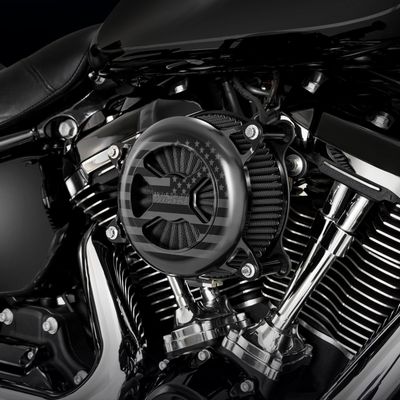 Luftfilter Vance & Hines VO2 America svart Softail 25-26/Touring 24-26