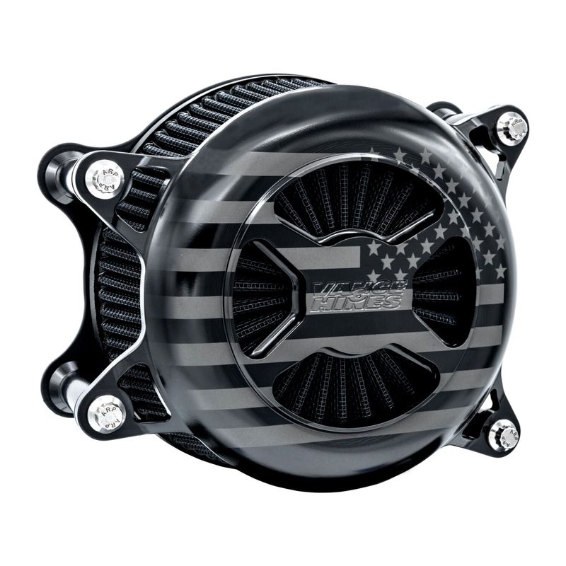 Luftfilter Vance & Hines VO2 America svart Softail 25-26/Touring 24-26