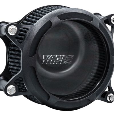Luftfilter Vance & Hines VO2 Insight svart rynklack Softail 25-26/Touring 24-26